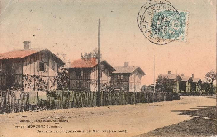 Les chalets des emplyés du train en 1907.jpg